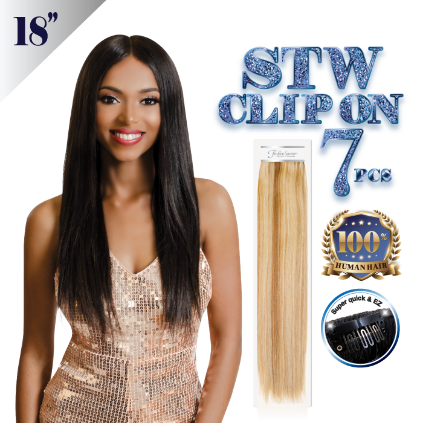 Picture of STW 7PCS 18" CLIP-IN