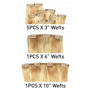 Picture of Clip On 7Pcs 22"