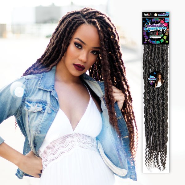 Picture of Distressed Butterfly Locs XXL